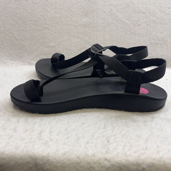 Chaco Sandals Men 11 Black Midnight Bodhi Belt Toe Loop Strap Hiking Beach Shoes main image 7